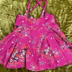 Free people Pink Floral Dress